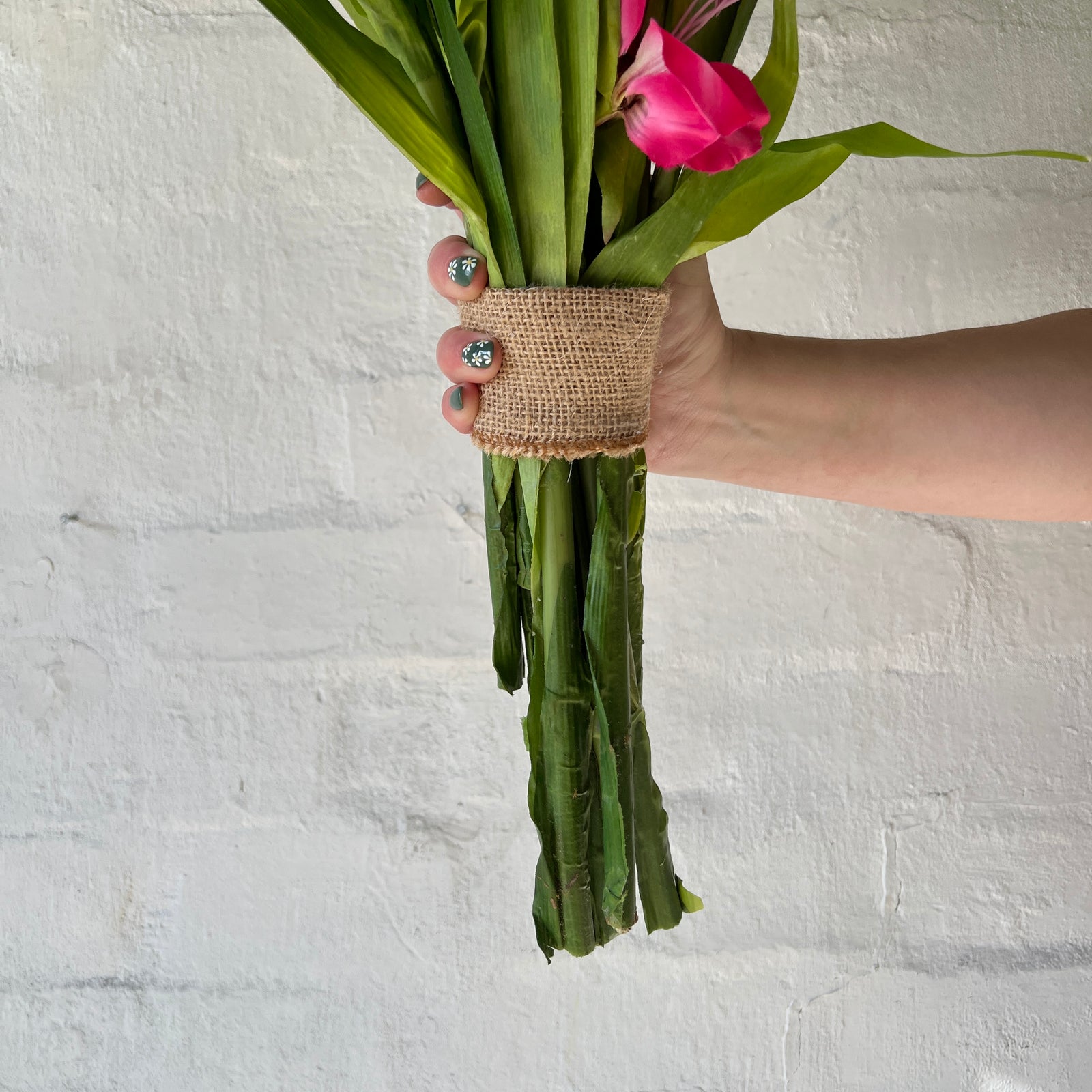 Artificial Floral Arrangement - Pinks Bunch #3