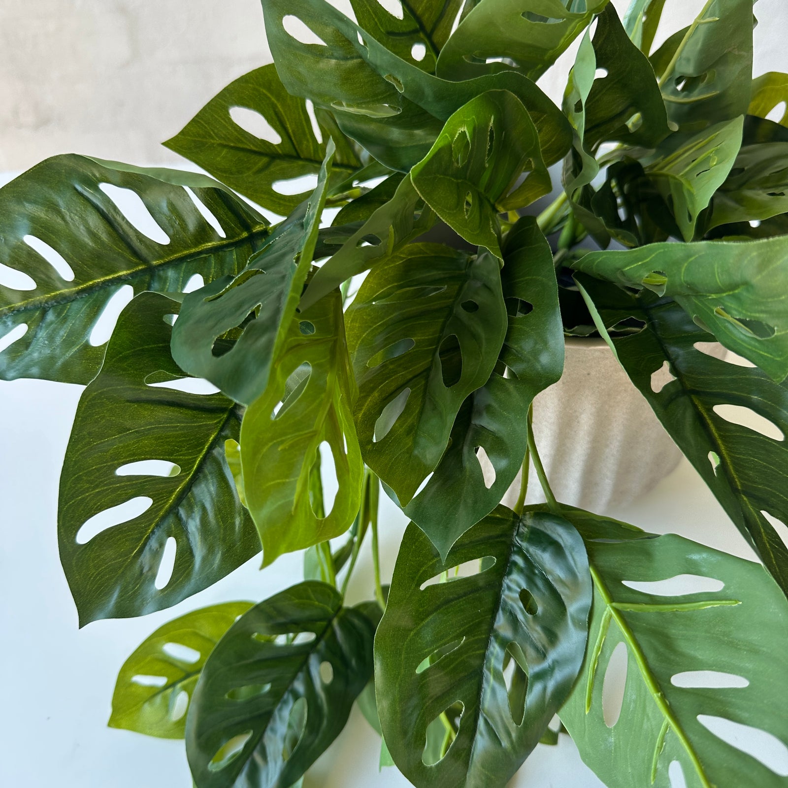Artificial Monstera Adansoni Hanging Bush