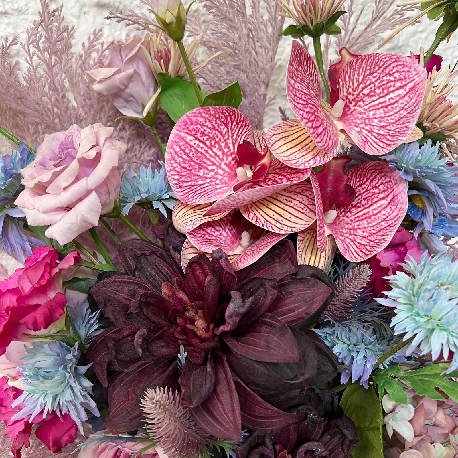 Artificial Floral Arrangement - Purples Bunch #3