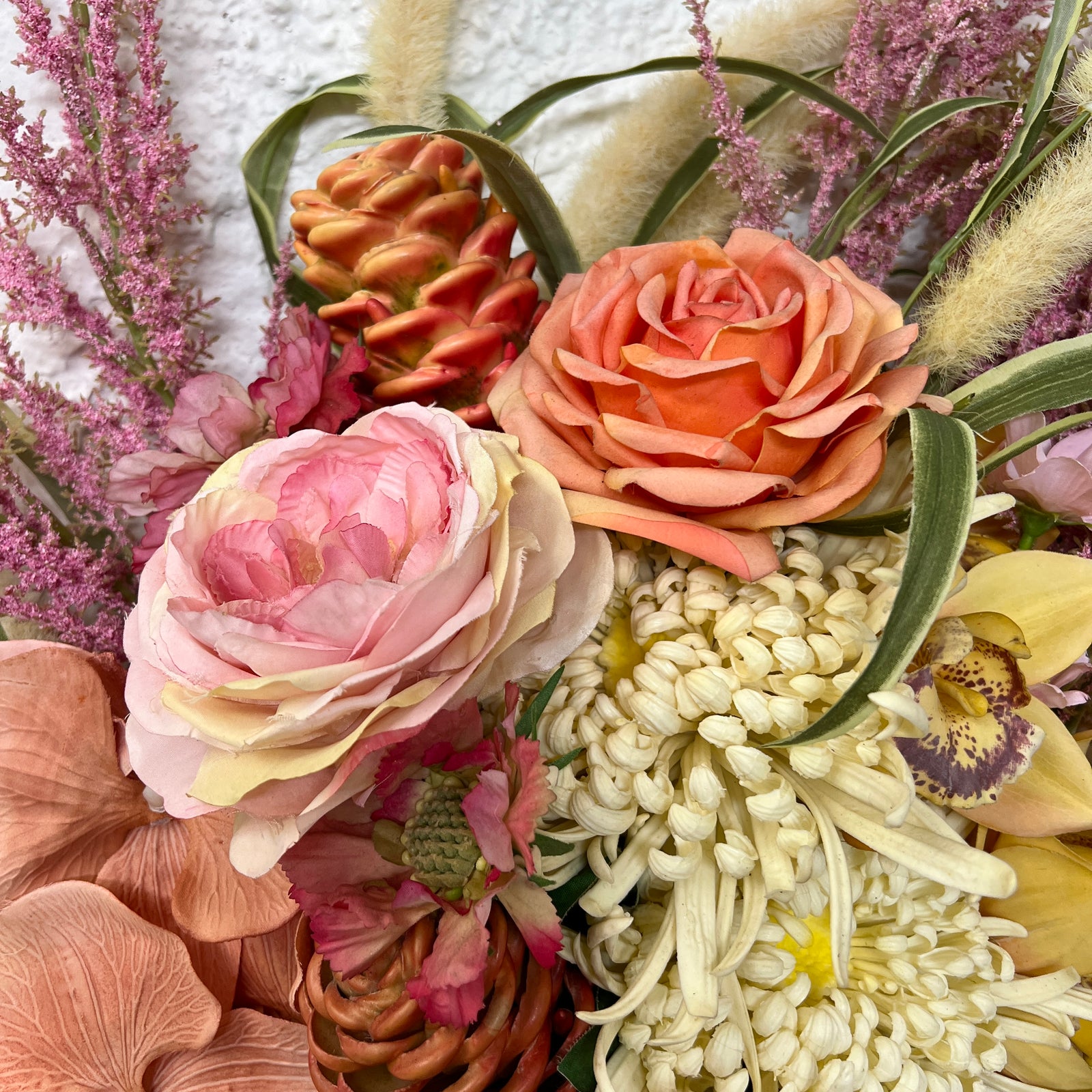 Artificial Floral Arrangement - Yellows and Pinks Bunch