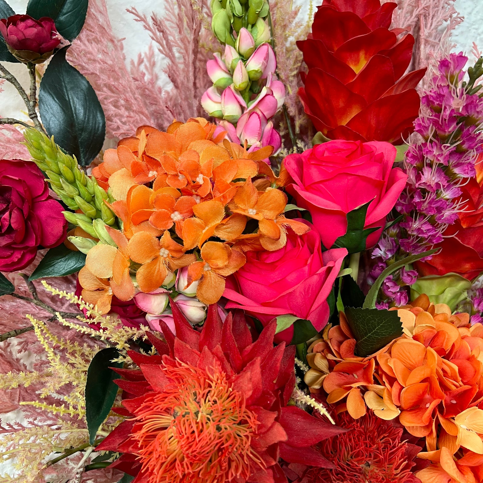 Artificial Floral Arrangement - Reds Bunch