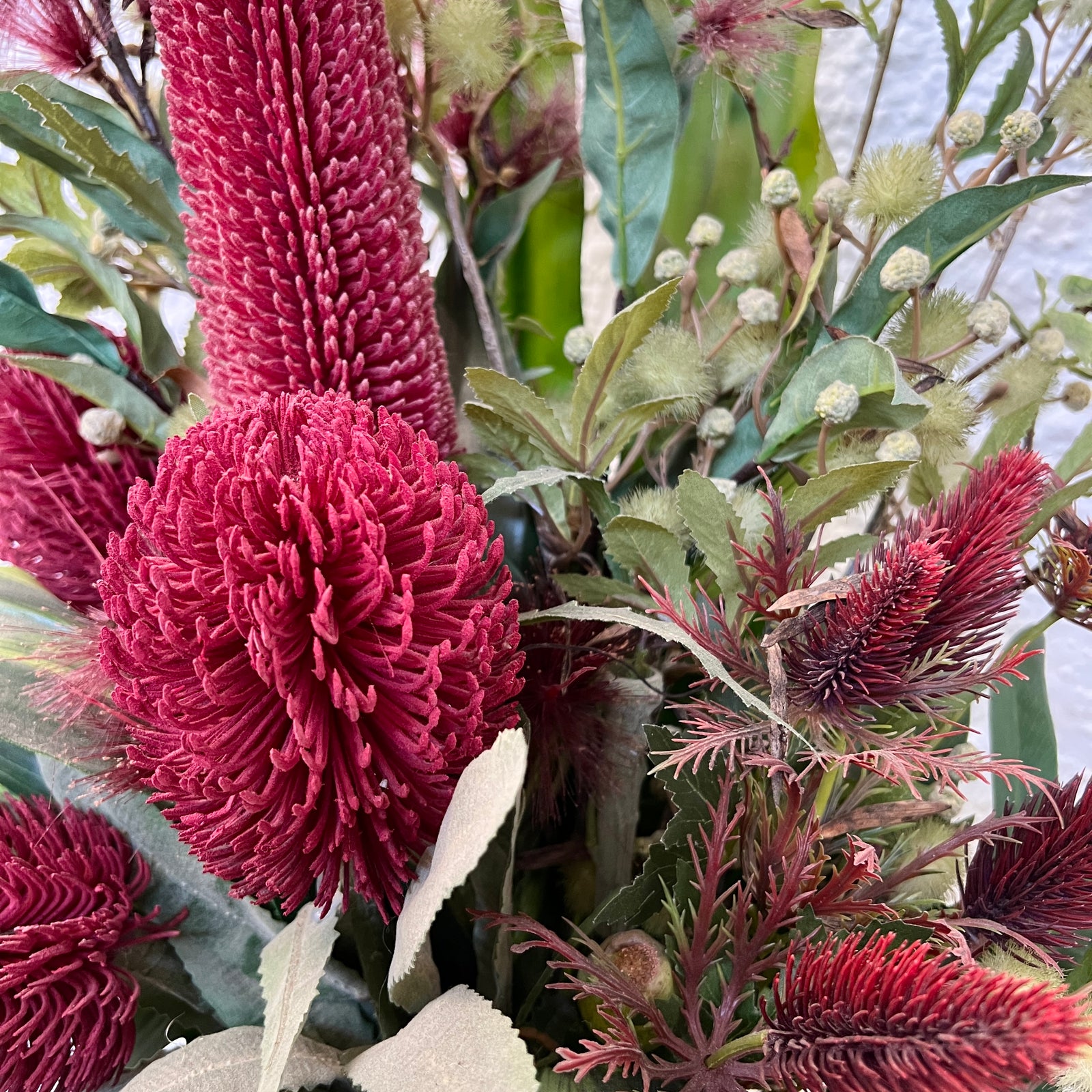 Artificial Floral Arrangement (Ex Rental) Reds #2