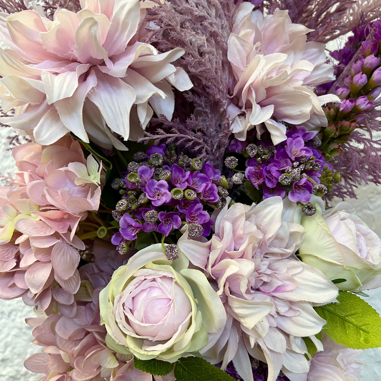 Artificial Floral Arrangement - Purples Bunch #1