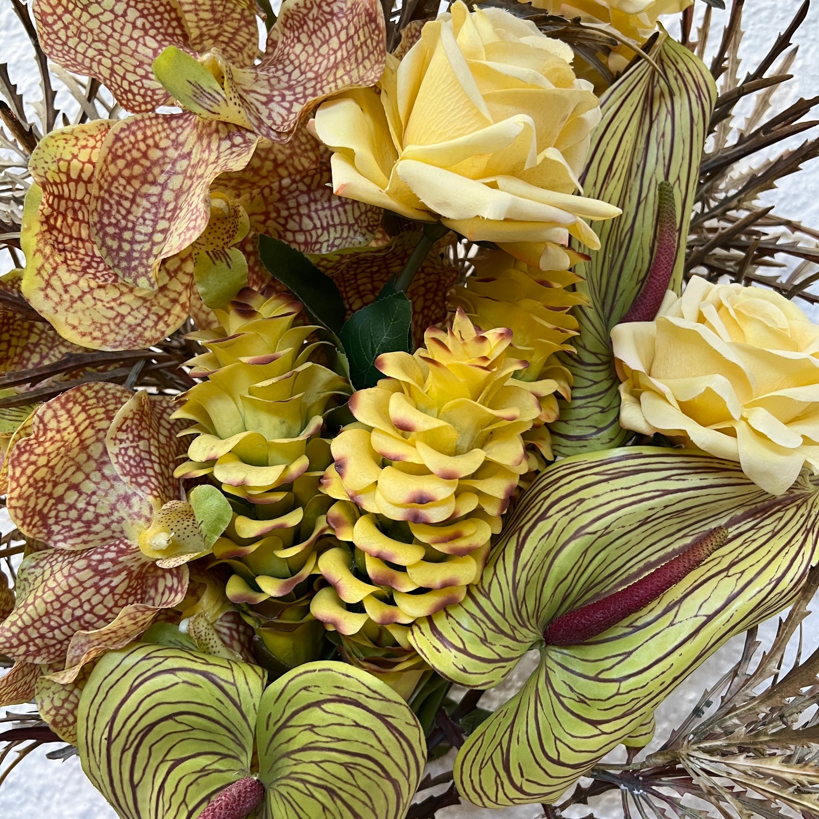 Artificial Floral Arrangement - Yellows Bunch