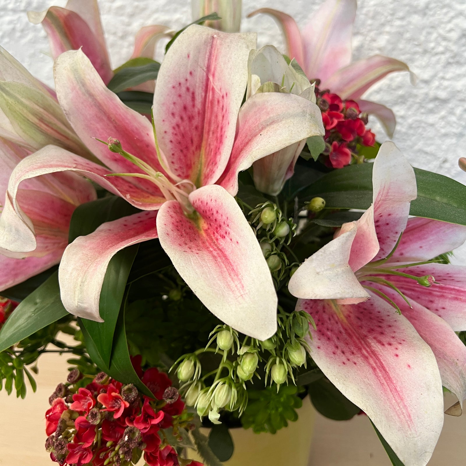 Artificial Floral Arrangement (Ex Rental) Pinks Ceramic #7