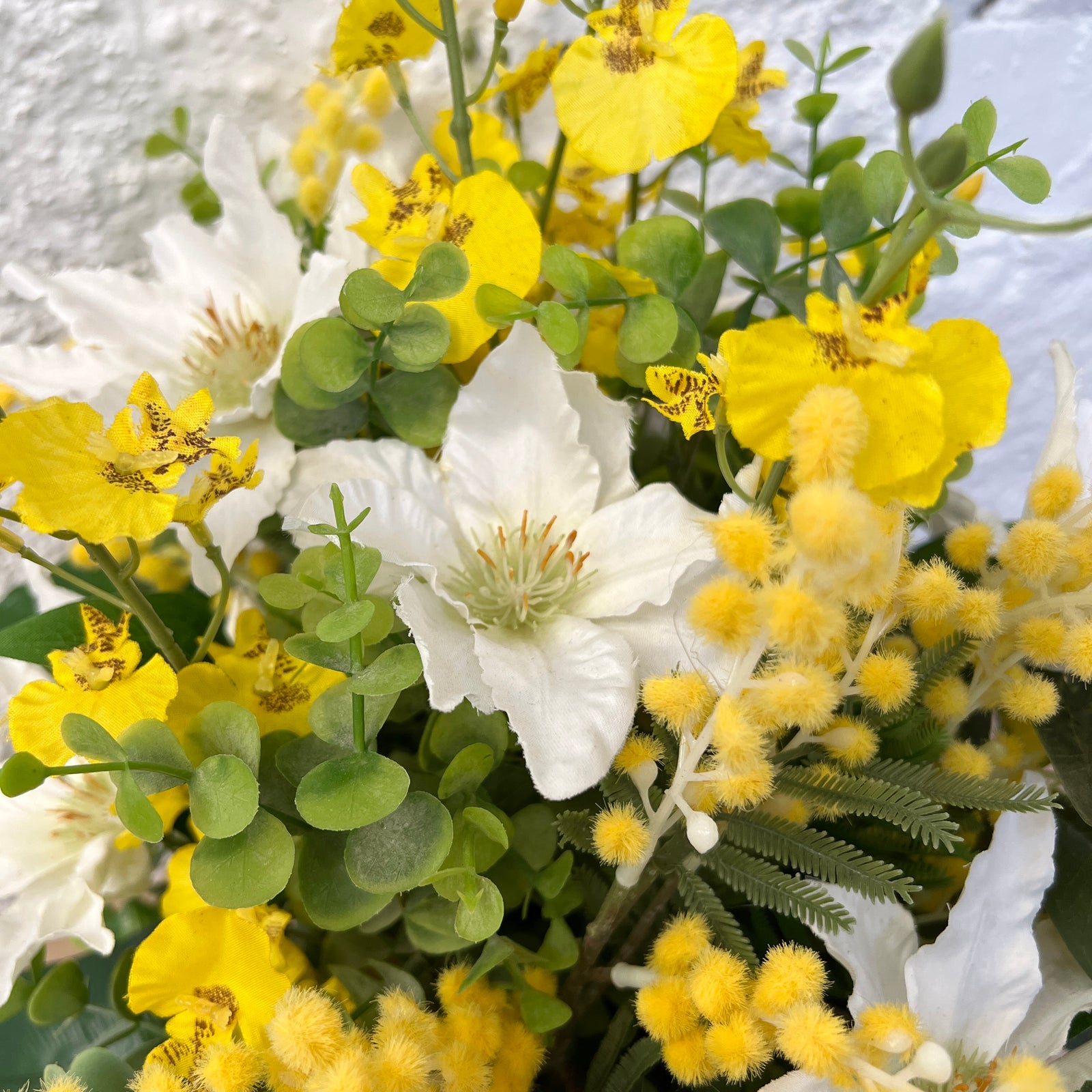 Artificial Floral Arrangement (Ex Rental) Yellows Ceramic #2