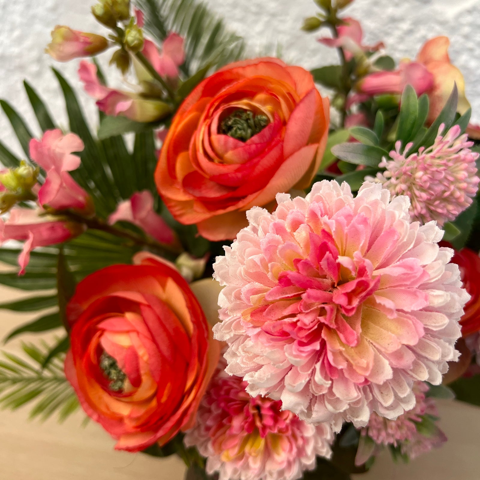 Artificial Floral Arrangement (Ex Rental) Pinks Ceramic #5