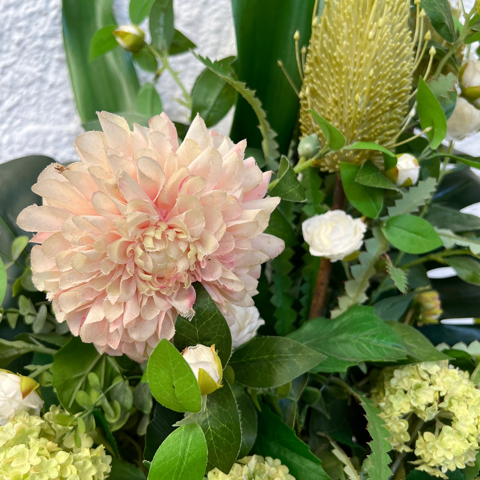 Artificial Floral Arrangement (Ex Rental) Light Pinks Ceramic