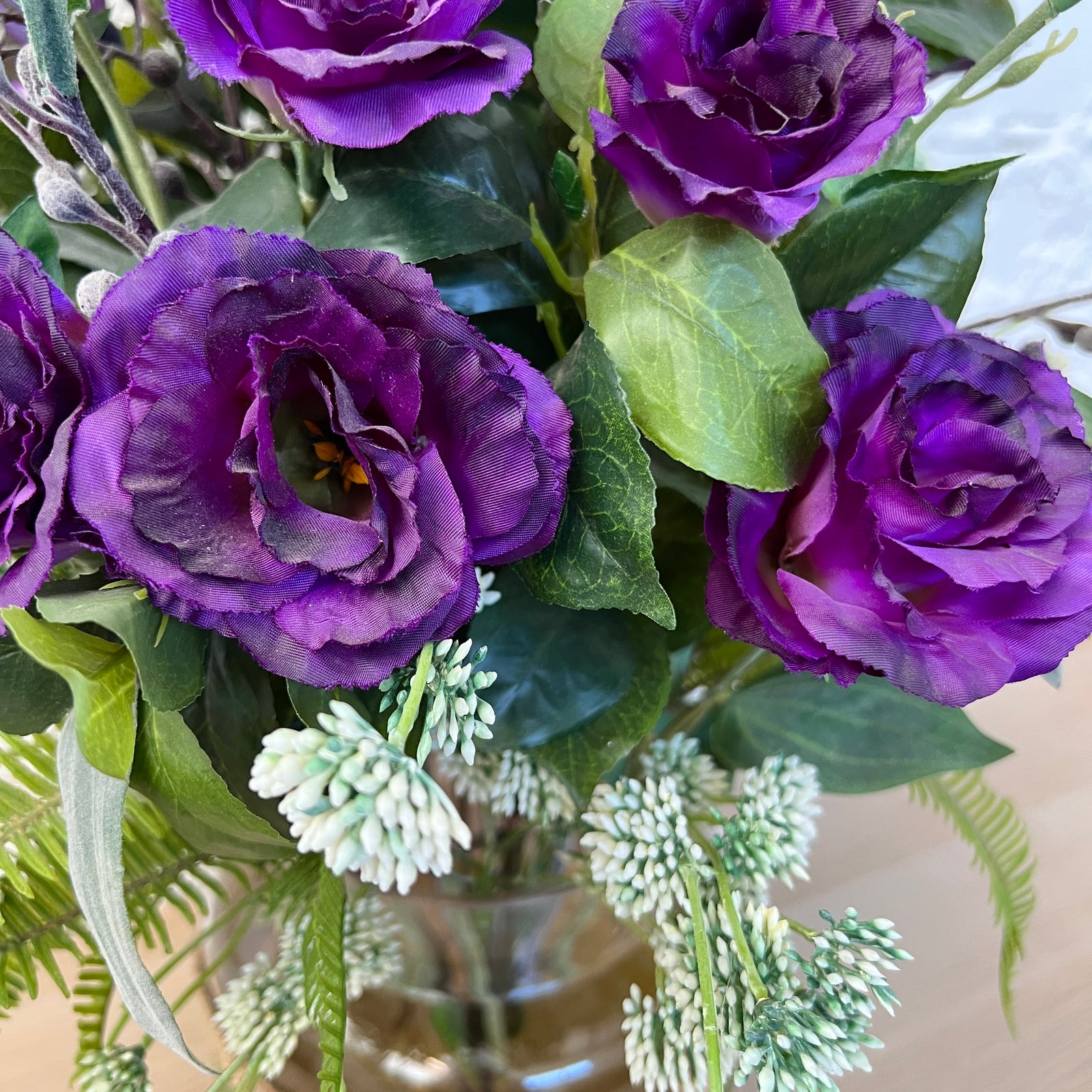 Artificial Floral Arrangement (Ex Rental) Purples #3