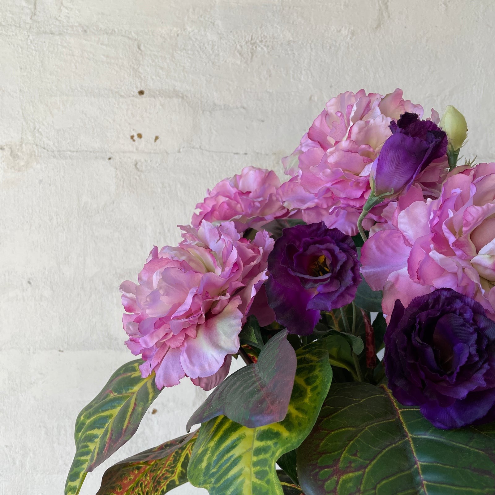 Artificial Floral Arrangement (Ex Rental) - Pink and Purples