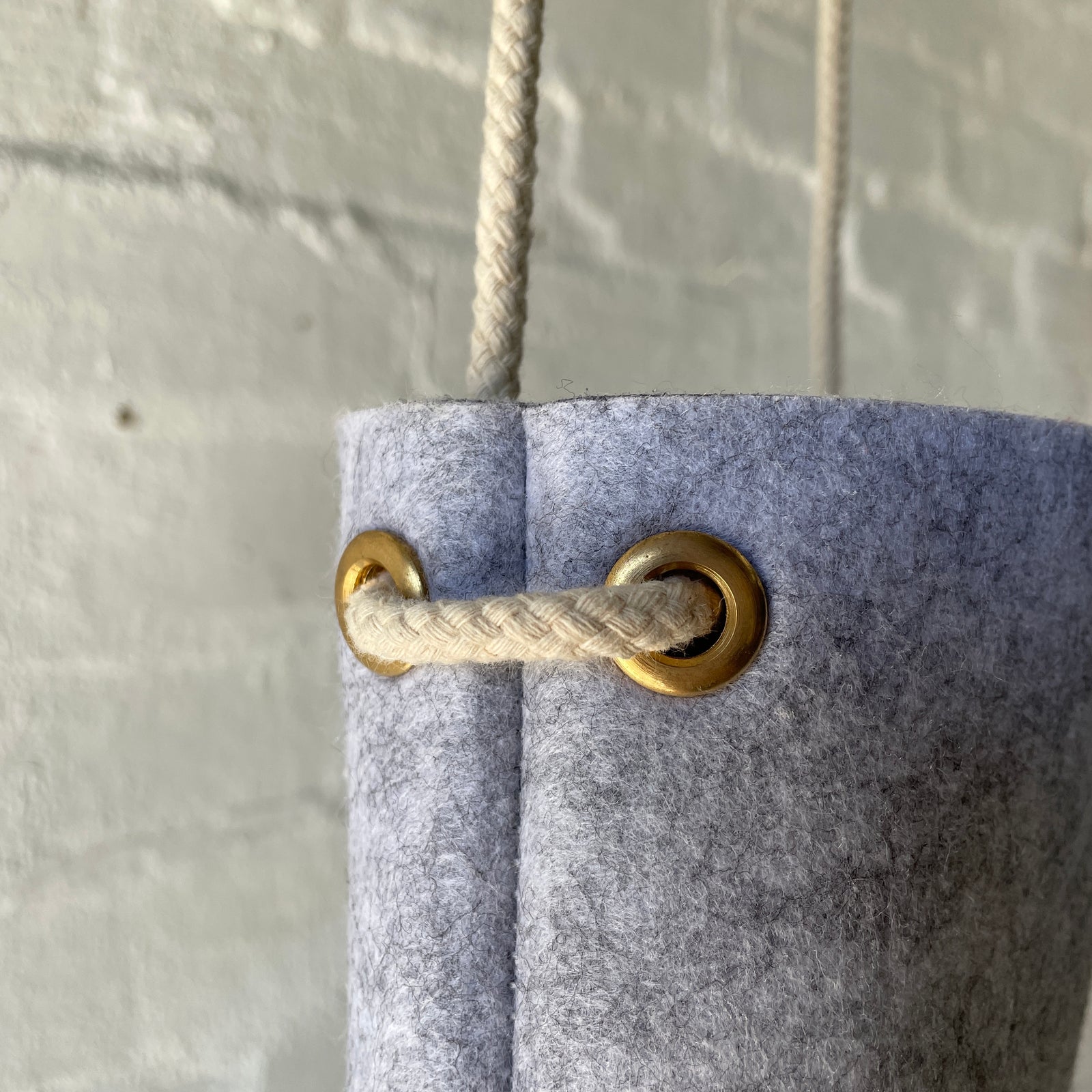 Hanging Plant Pouch | Light Grey