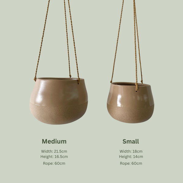 Leni Hanging Ceramic | Almond