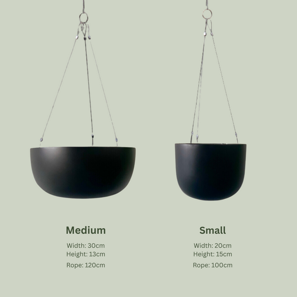 Lightweight Hanging Pot | Black