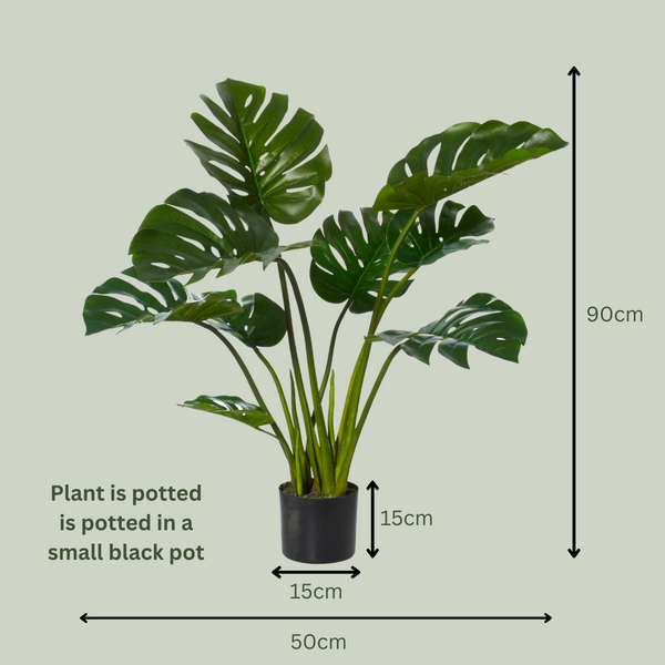 Artificial Monstera Plant