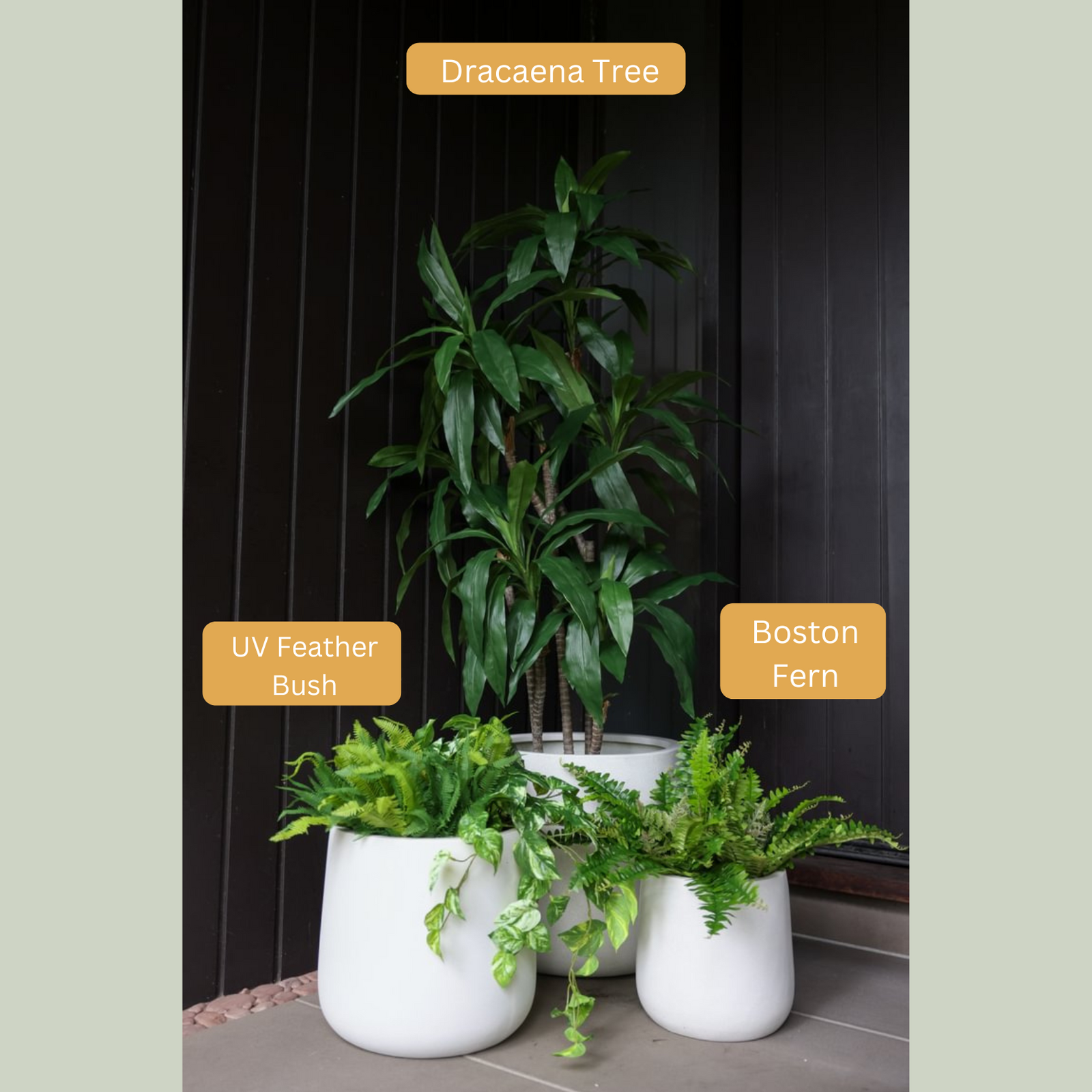 Artificial Boston Fern Plant