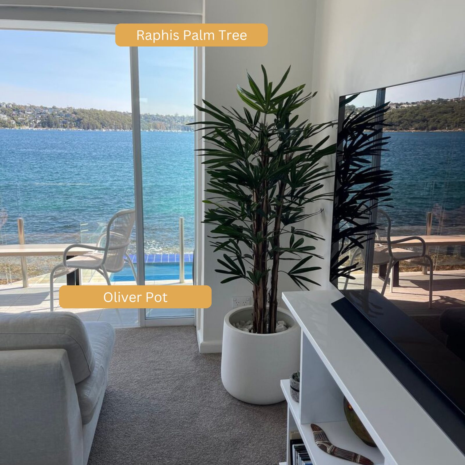 Lightweight Oliver Pot | White