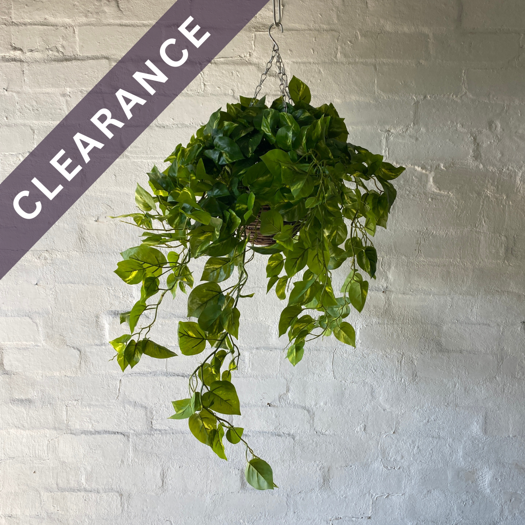 Artificial Pothos Hanging Basket