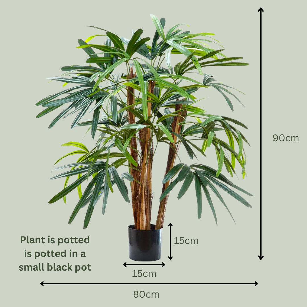 Artificial Raphis Palm Tree | Short