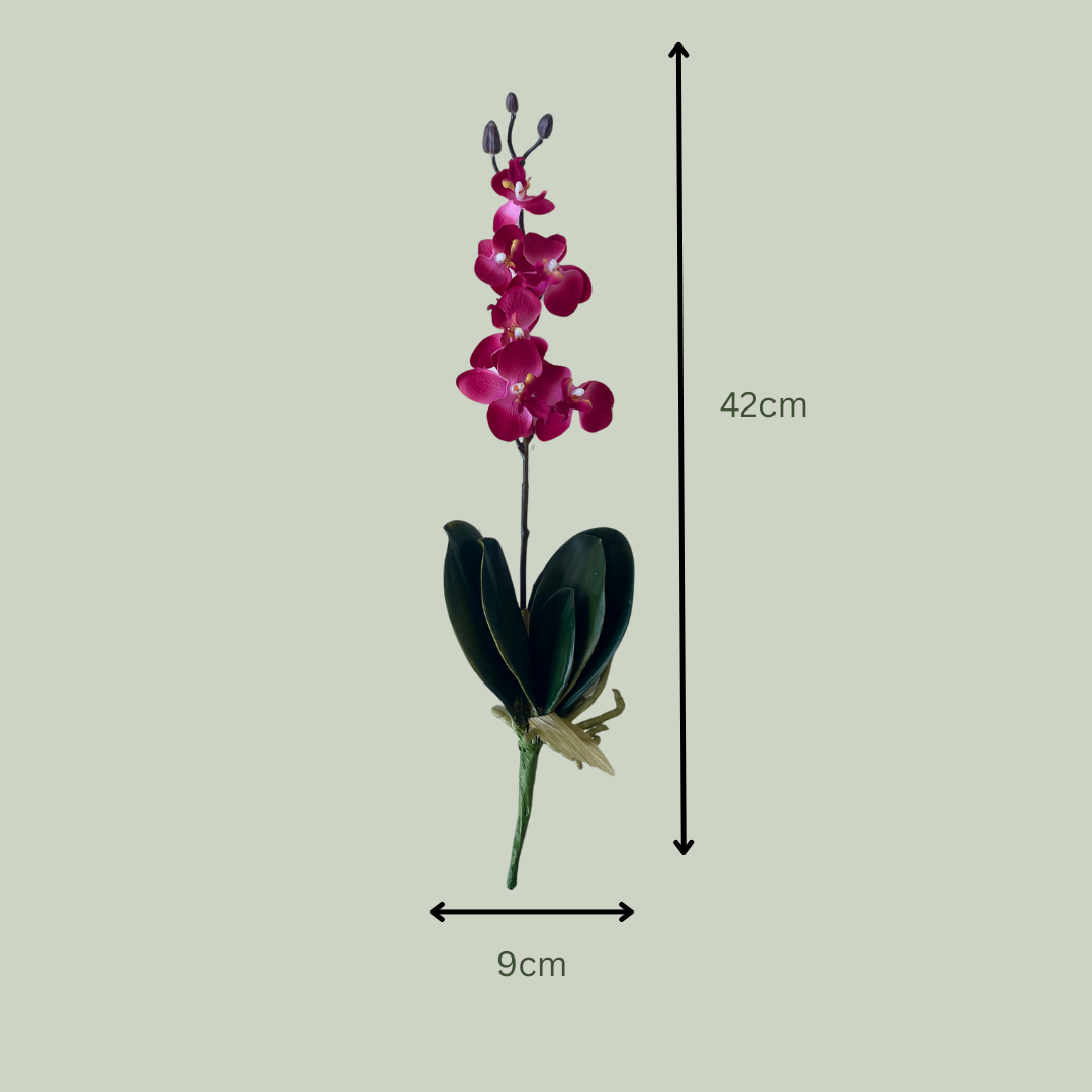 Artificial Red Orchid
