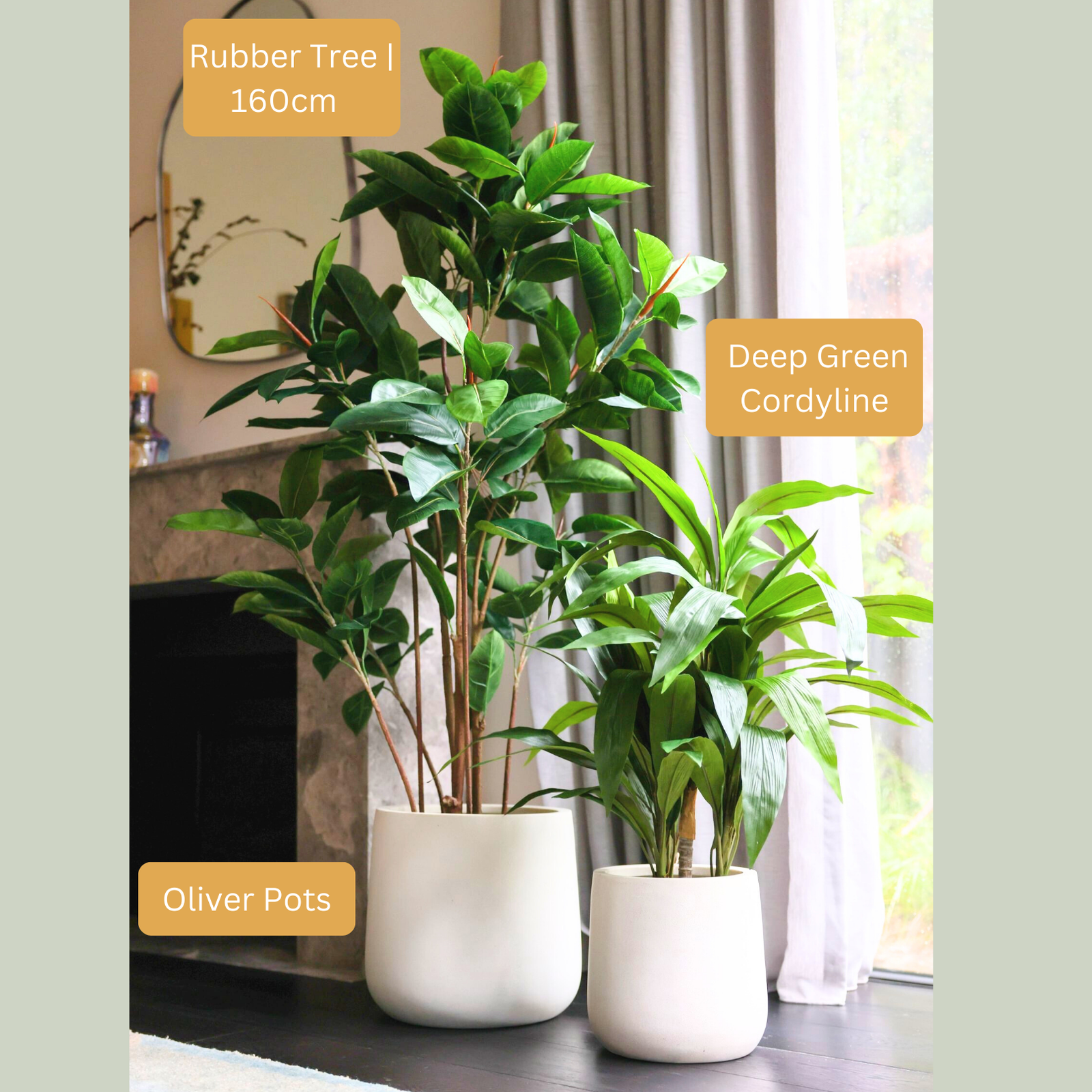 Lightweight Oliver Pot | White