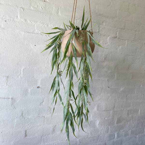 Artificial Hanging Seeded Gum | Green