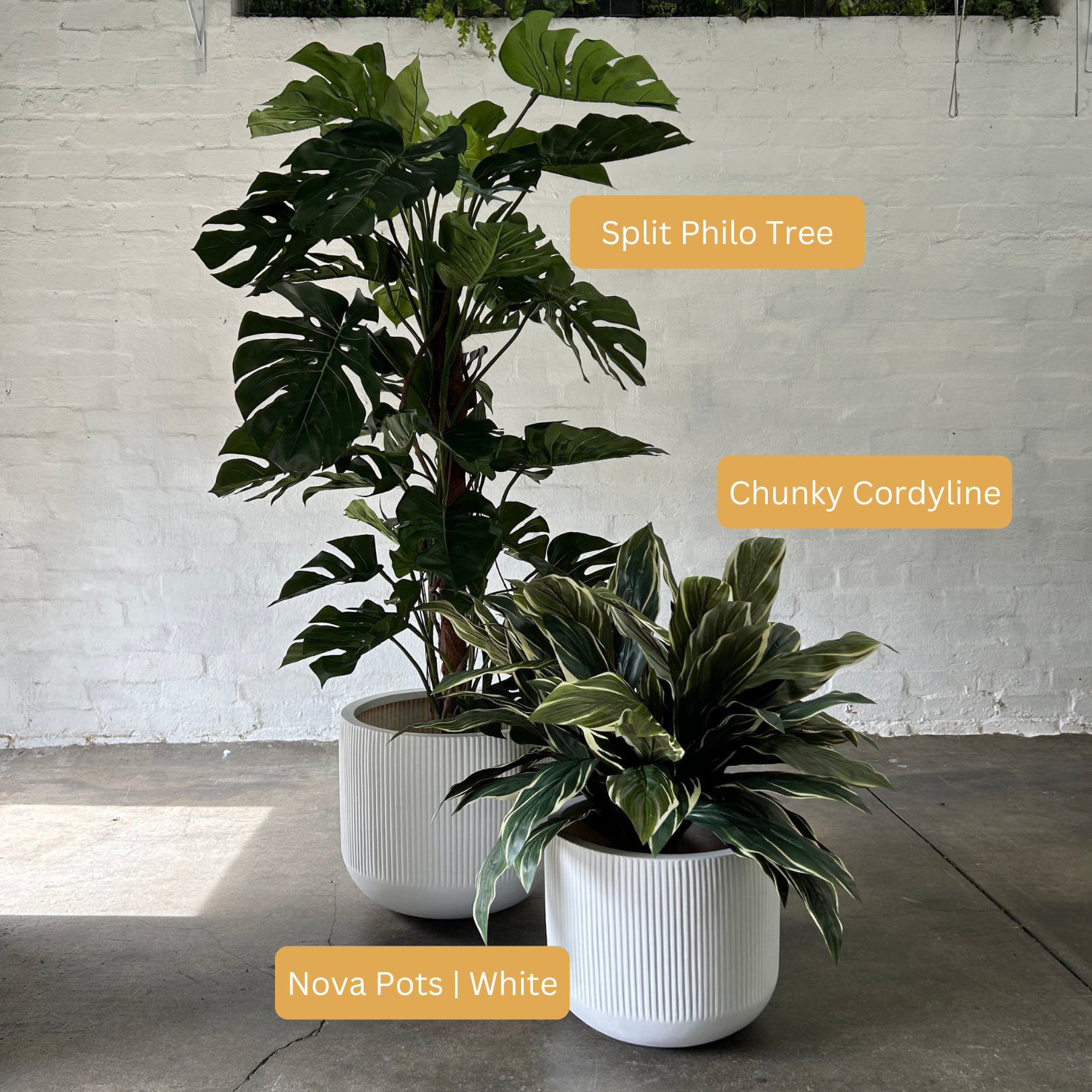 artificial split philodendron monstera Artificial Split Philo Tree