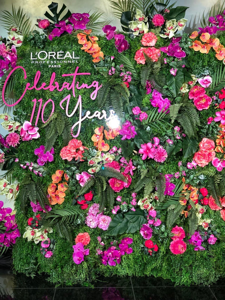 Artificial Green Floral Wall