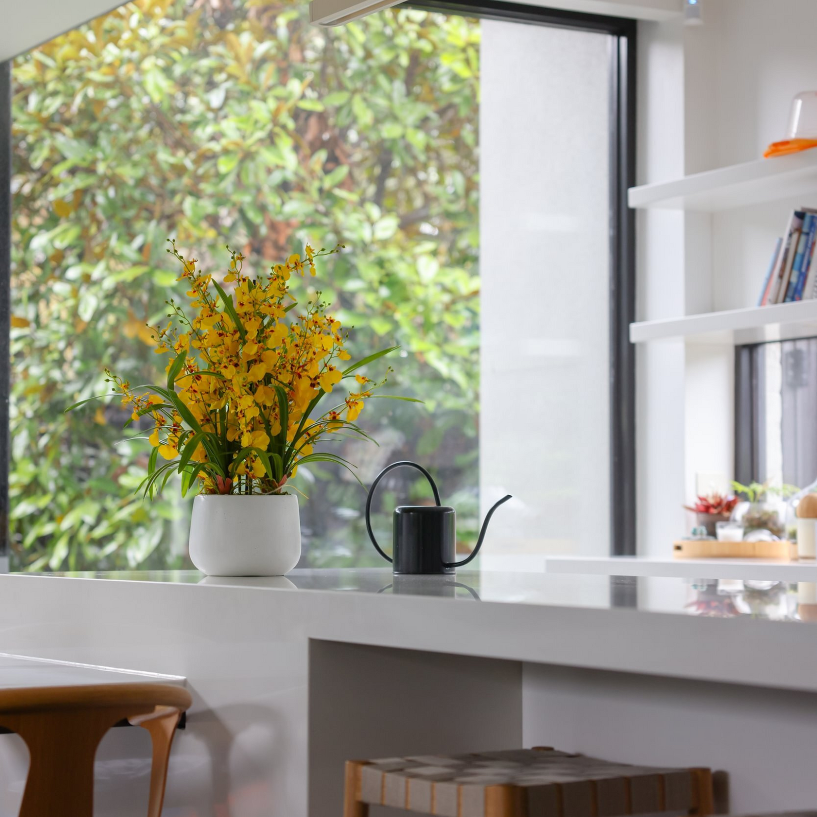 Artificial Dancing Orchid | Yellow