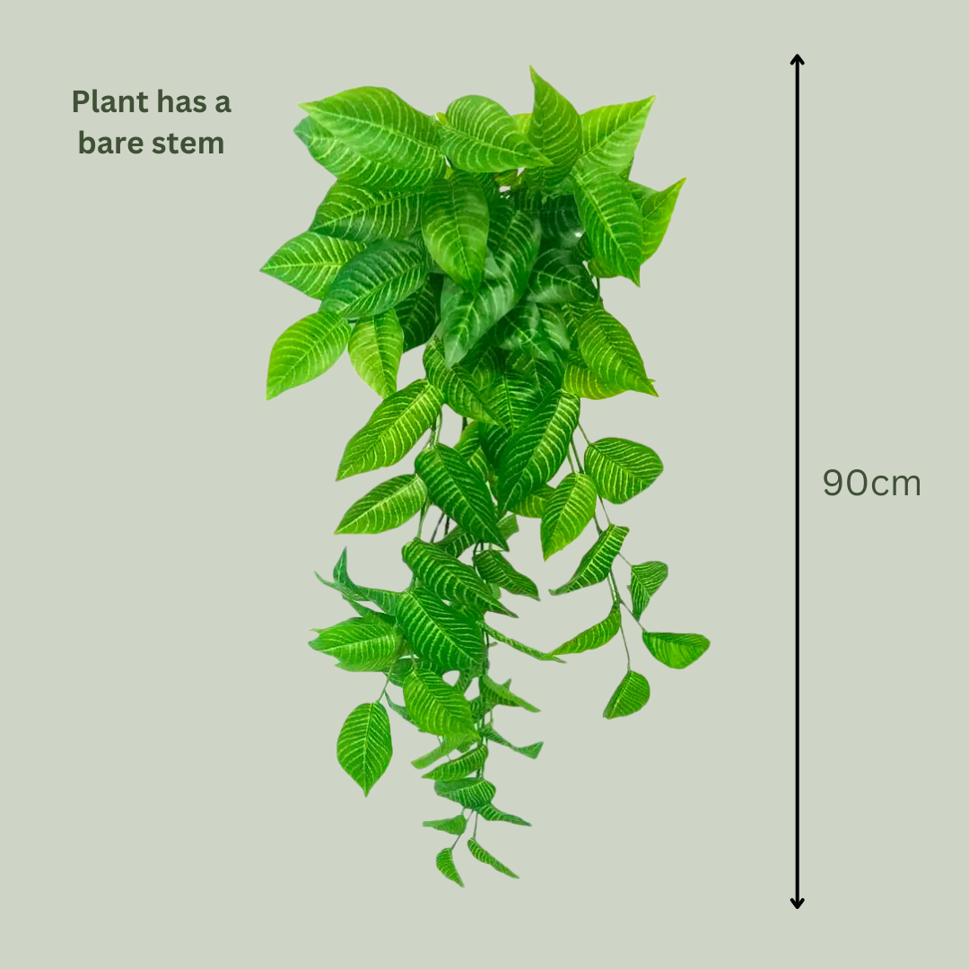 Artificial Zebra Hanging Plant