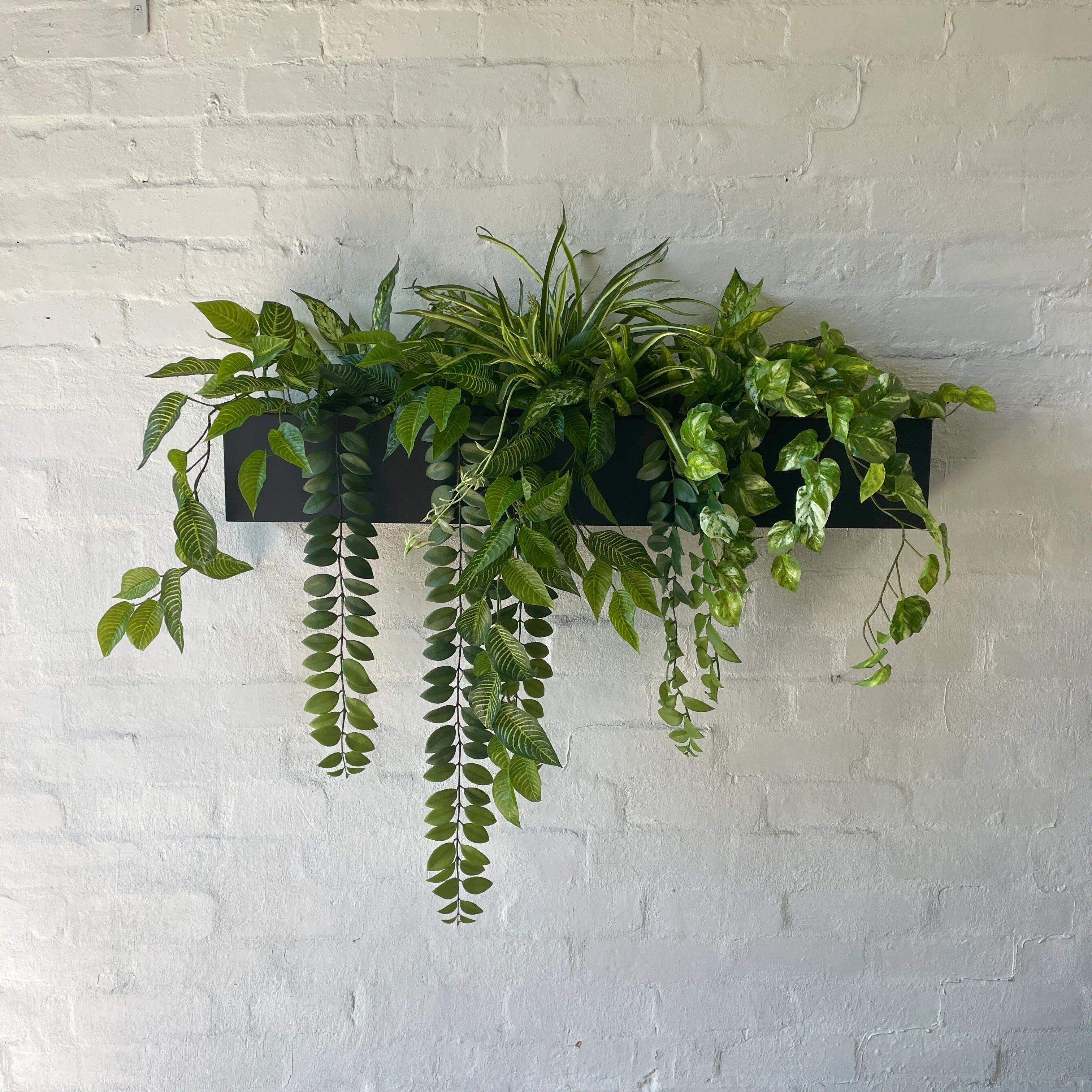 fake hanging pot plants Artificial Hanging Planter Box