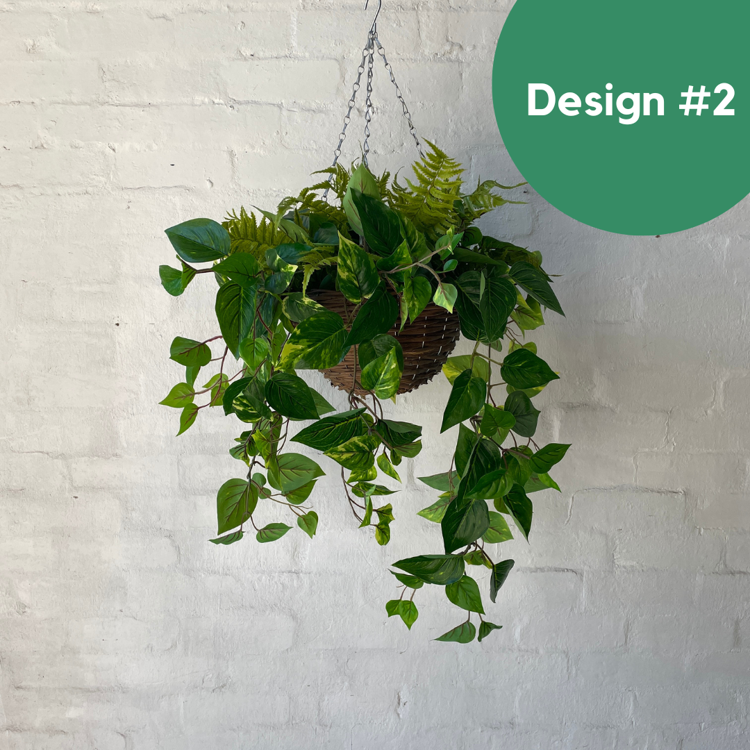 Large Outdoor Mixed Hanging Baskets | UV Protected