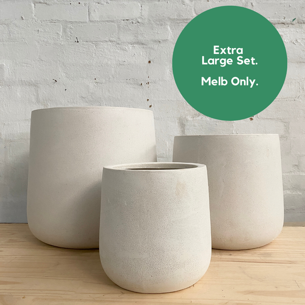 Lightweight Oliver Pot | White