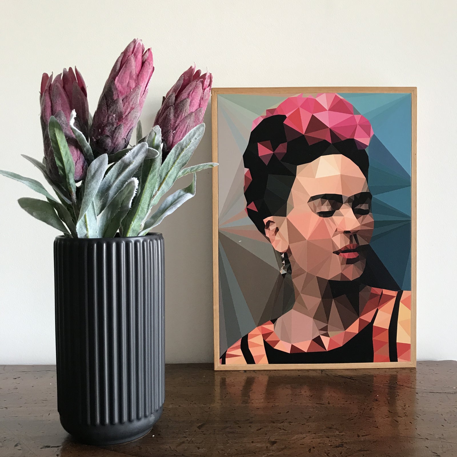 Artificial Closed Protea Stems | 3 Stems