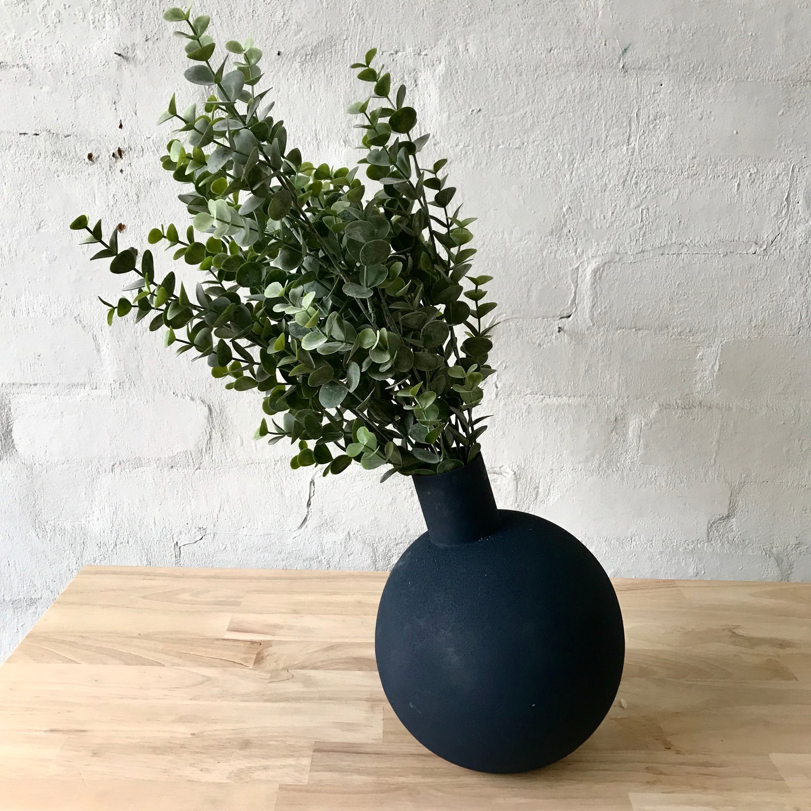 Artificial Green Eucalyptus Bush | 2 stems