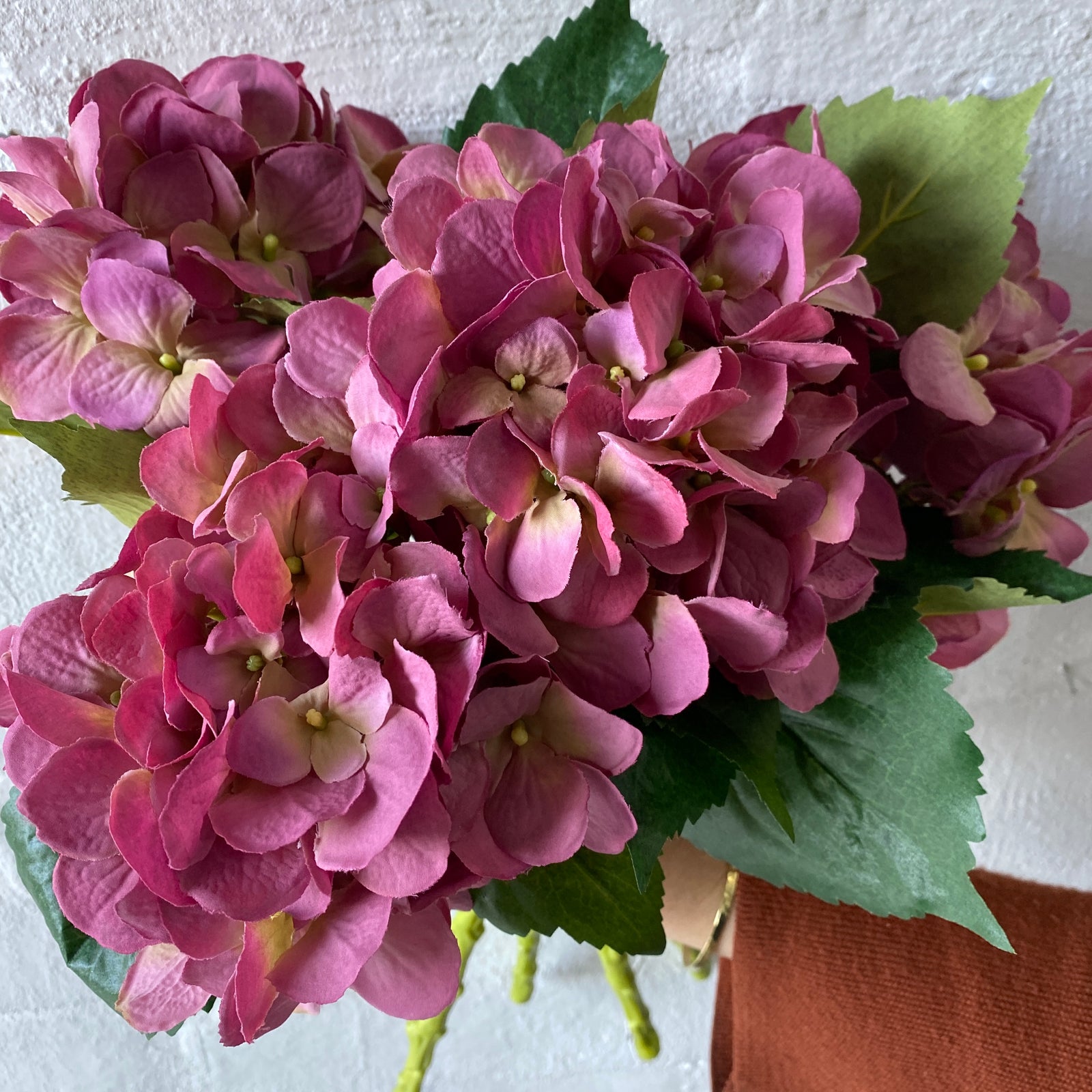 Artificial Hydrangeas Bunch | Purple