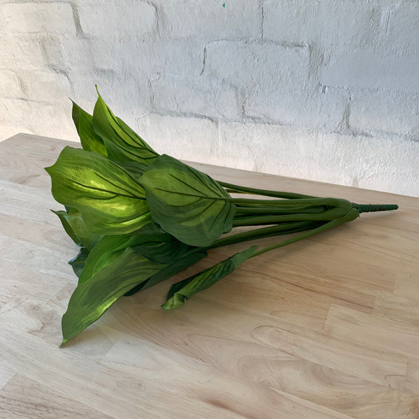 Artificial Variegated Hosta Plant