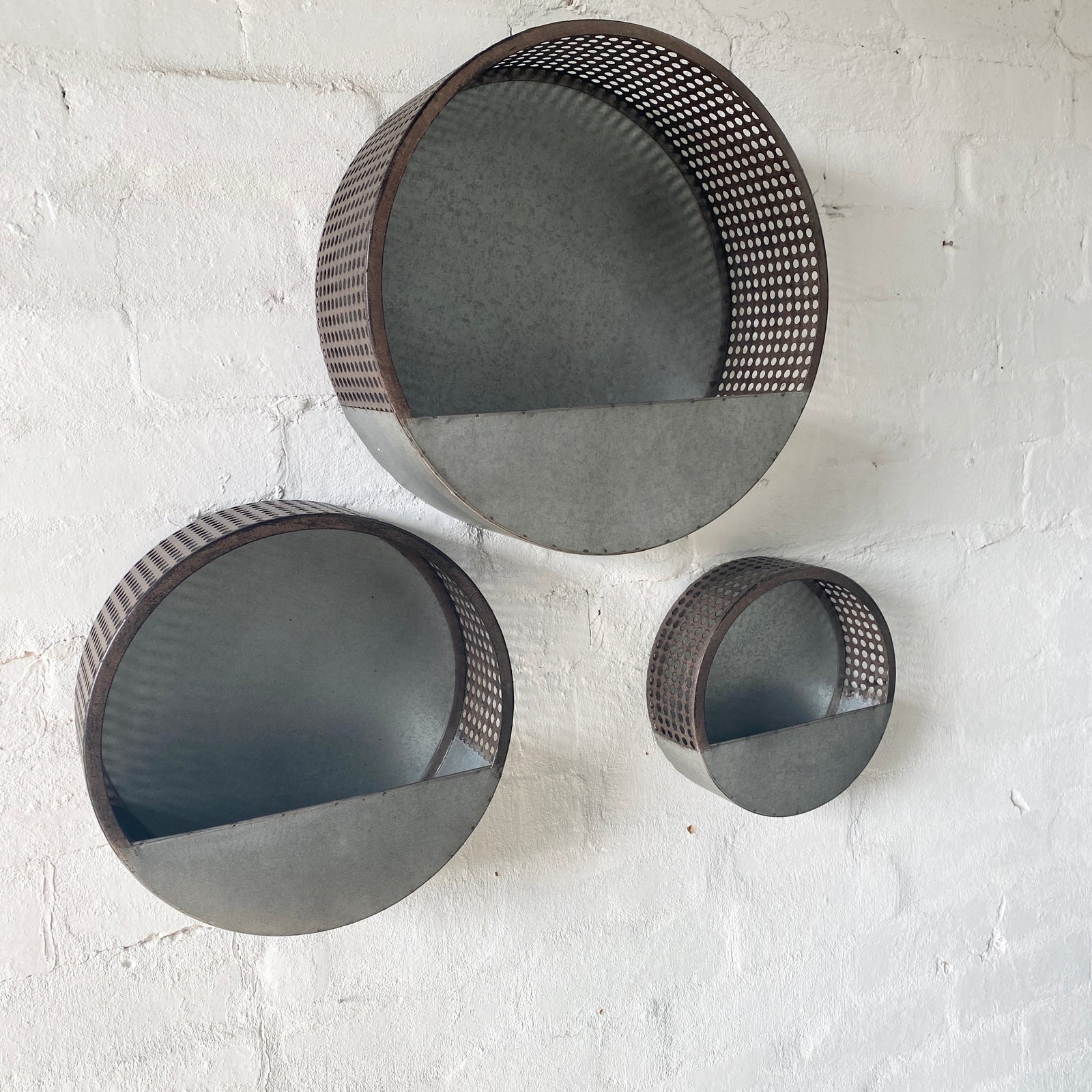 Full Moon Planters | Perforated