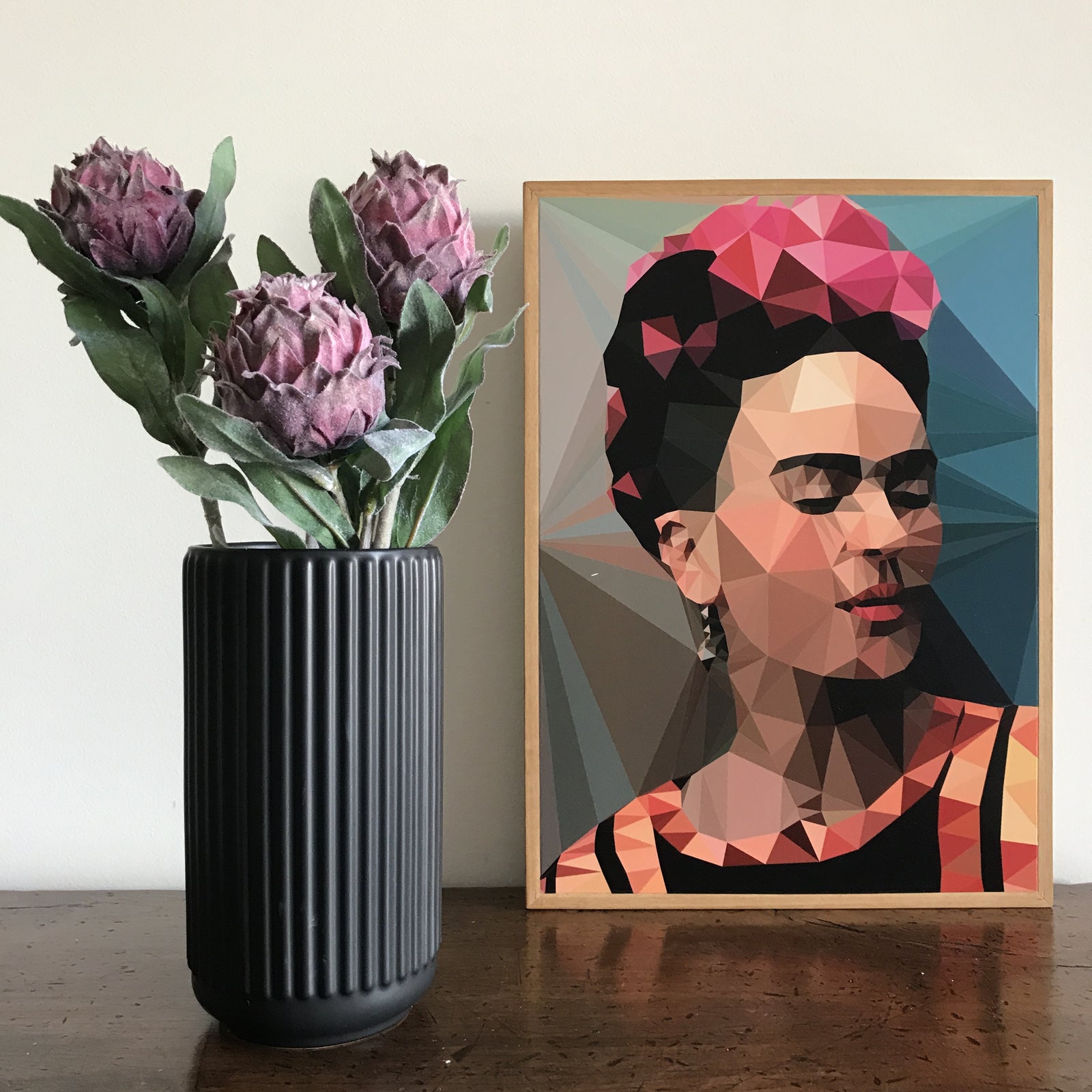 Artificial Open Protea Stems | 3 Stems