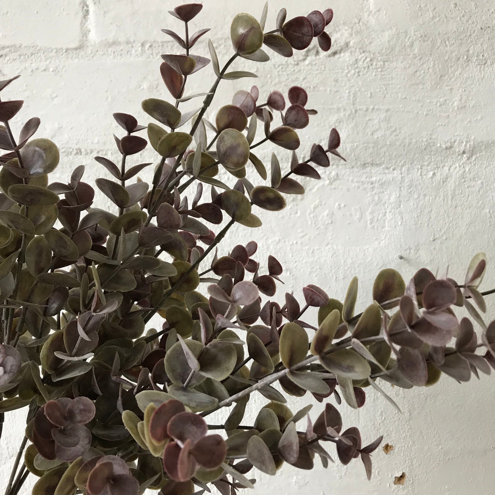 Artificial Purple Eucalyptus Bush | 2 Stems
