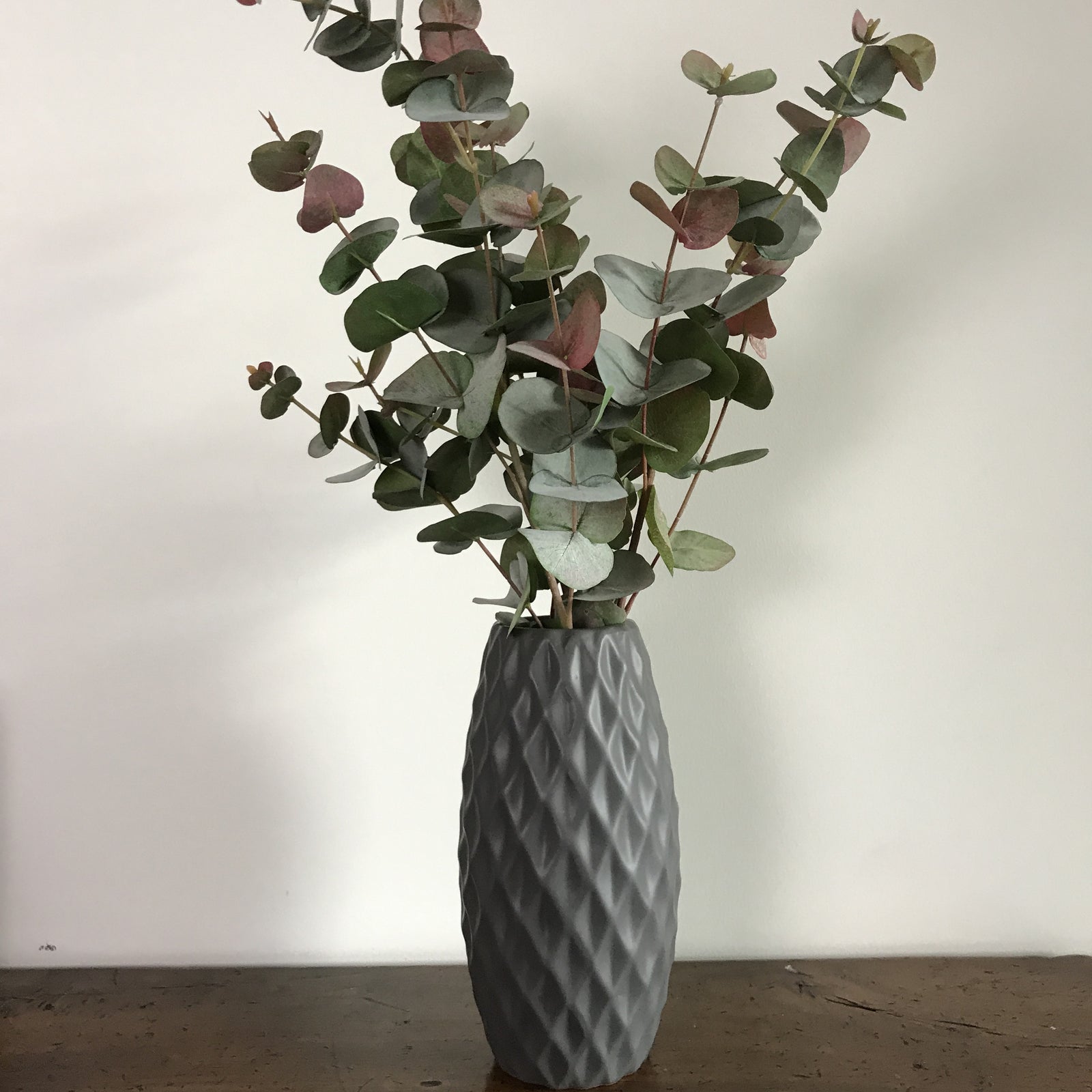 Artificial Red Gum Leaves | 2 Stems
