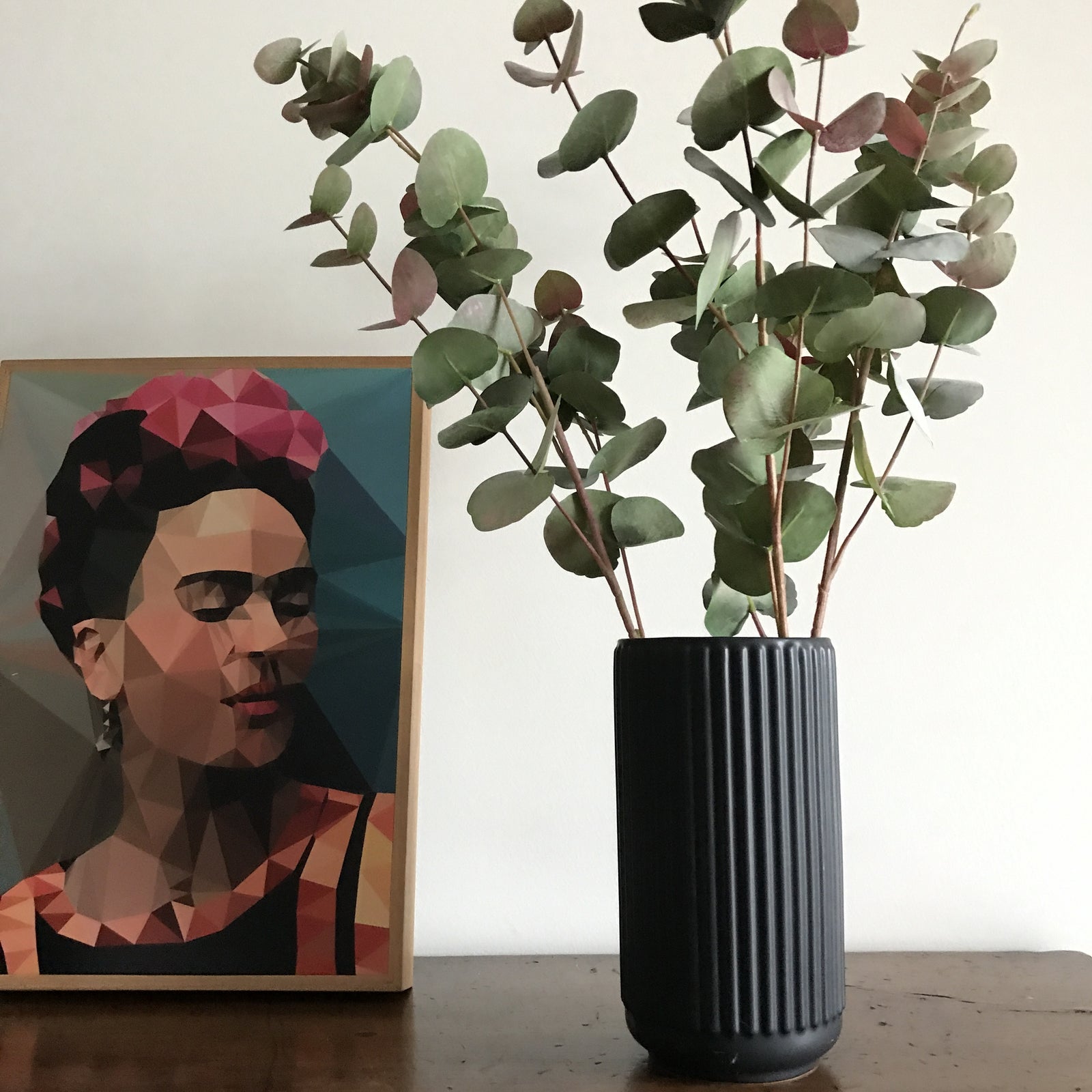 Artificial Red Gum Leaves | 2 Stems