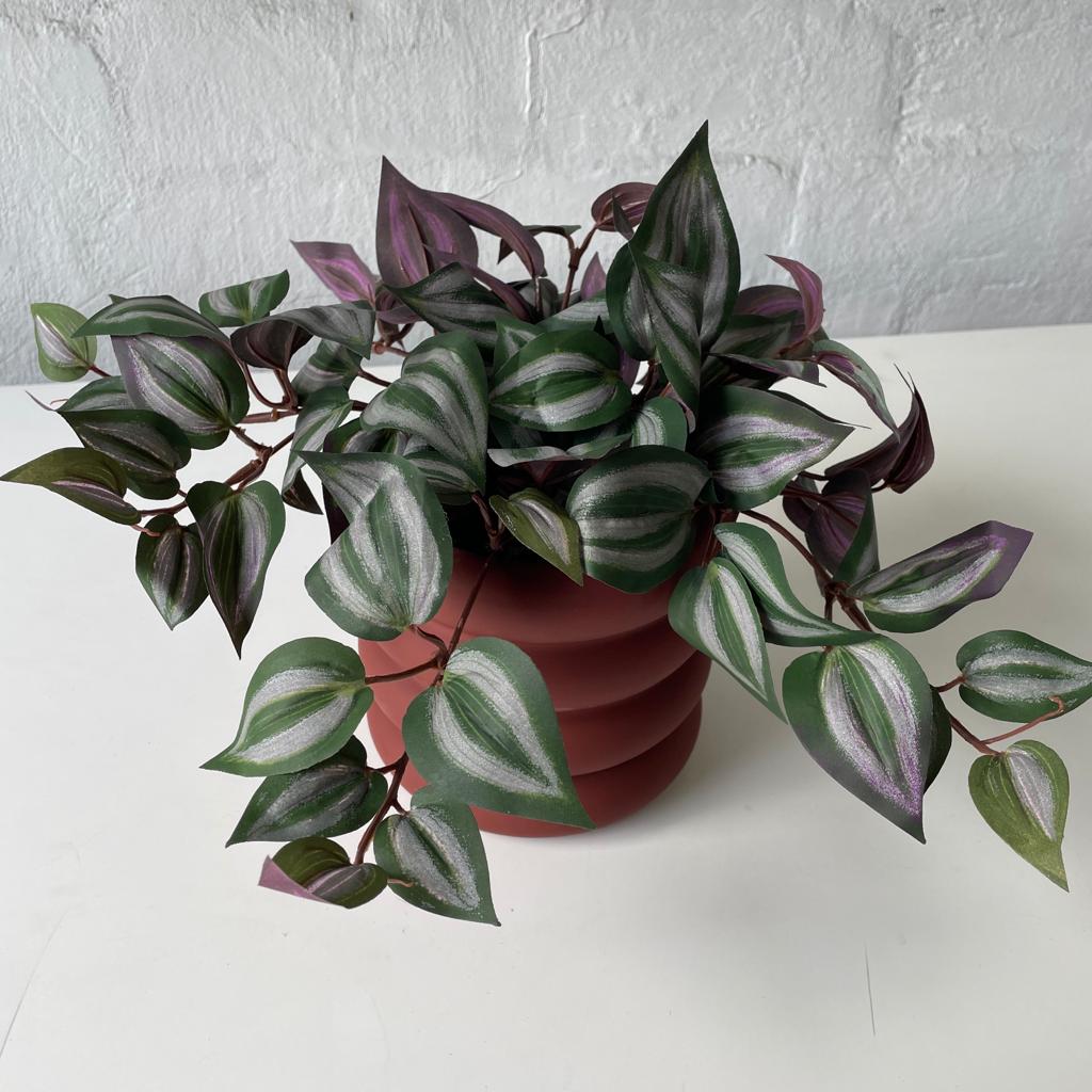 Artificial Wandering Dude Plant | Purple